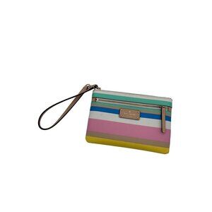 Women’s Kate Spade Mini Hand Wallet with color stripes
